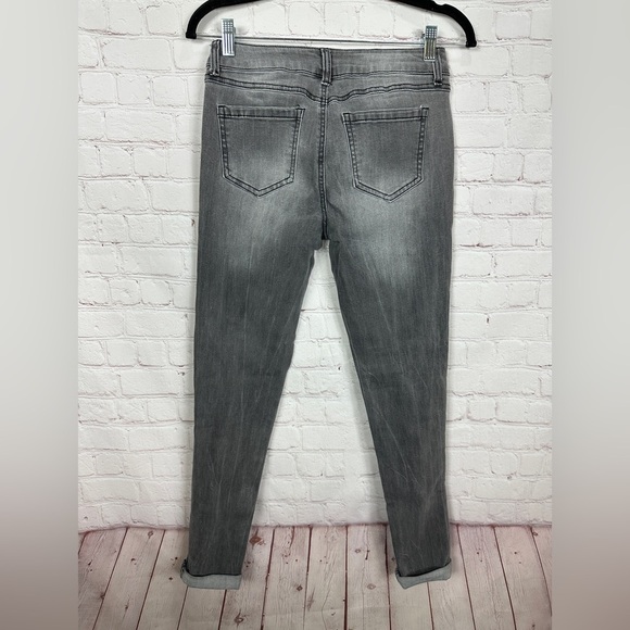 Rewash Jeans Womens Gray Distressed Vintage Reunion Jeans sz 3 26 - Picture 7 of 7